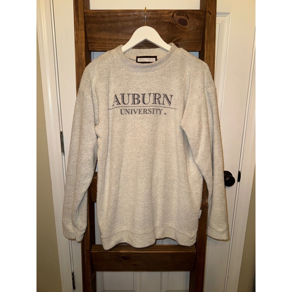 WOOLLY THREADS Auburn University Crewneck Sweatshirt Women's Size L